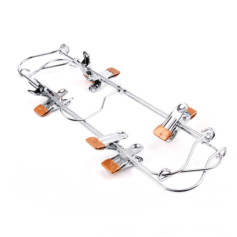 Betterall Space Saving Magic Four Layers Pants Hanger Metal Multifunctional Clothes Hangers Pants Storage Hangers