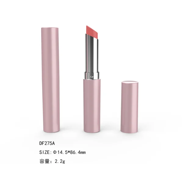 wholesale 2ml plastic matte cute small lipstick tube 2g  cylindrical mini lipstick container tube lip balm tube eco friendly