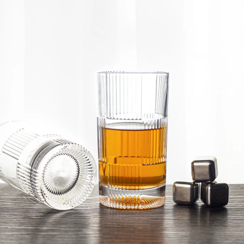 NOVARE Factory Wholesale Crystal Glass Cup Drinking Glassware Cocktail Highball Glass Tumbler and Rocks Glass Set