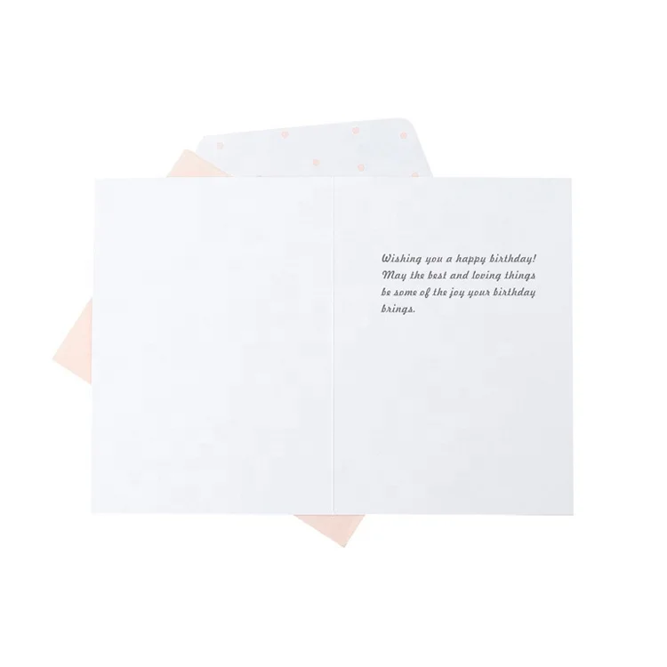 Hot Sale 2020 Invitation Greeting Card, Handmade  Border Happy Birthday Greeting Cards