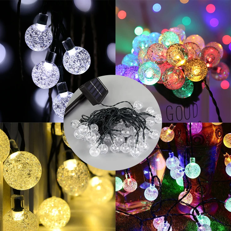 Christmas party garden Led Solar Waterproof ip44 landscape decoration outdoor holiday lighting