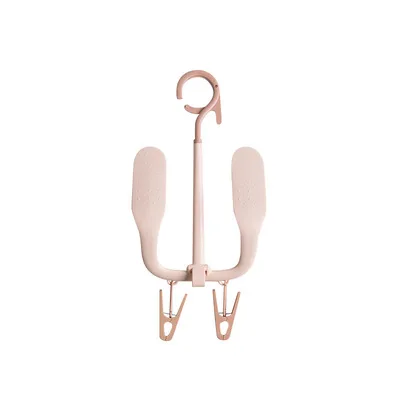 Rotary Shoe Rack Rotatable Hook Windproof And Antiskid With Clip 360 Degree Shoe Drying Artifact