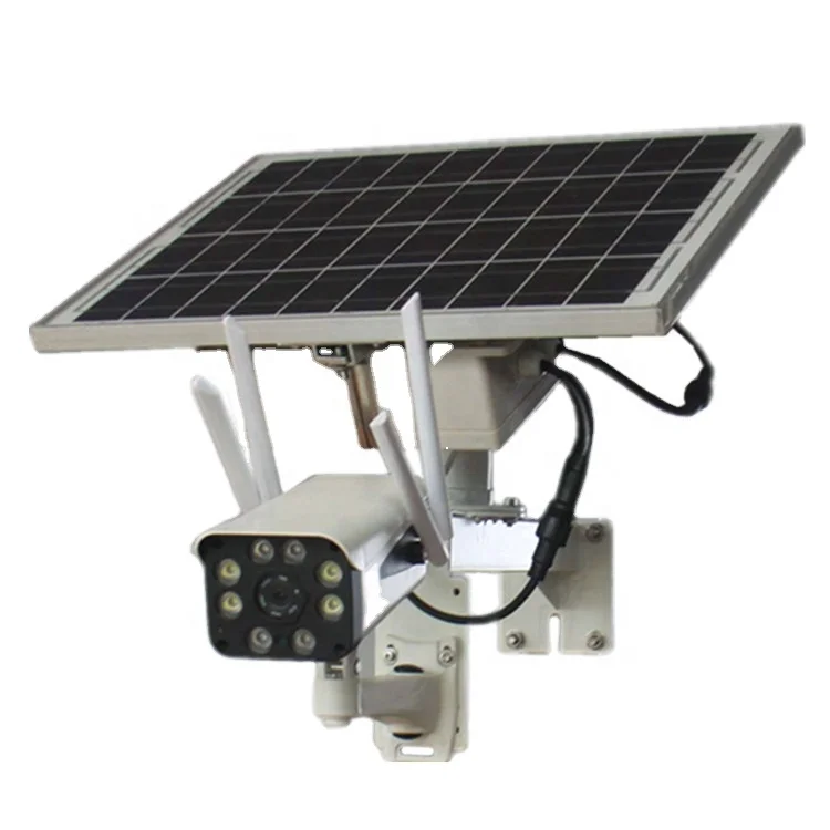 wholesale 1080p solar panel camera outdoor 4g wifi 24 hours working