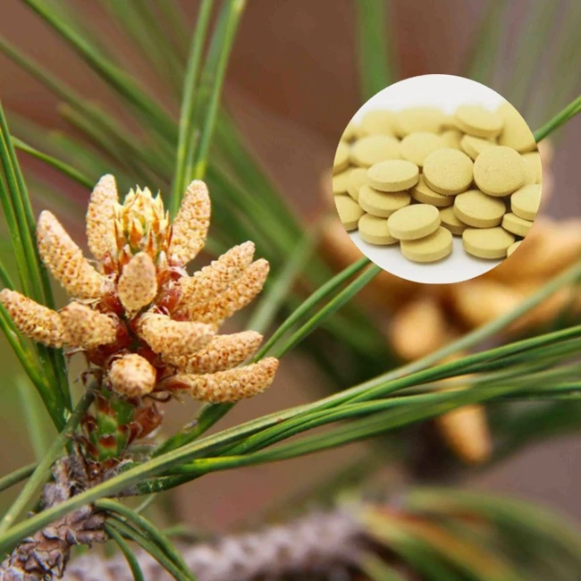 100% Nature Plant extract Cell Broken Pine Pollen Powder Pine Pollen Extract