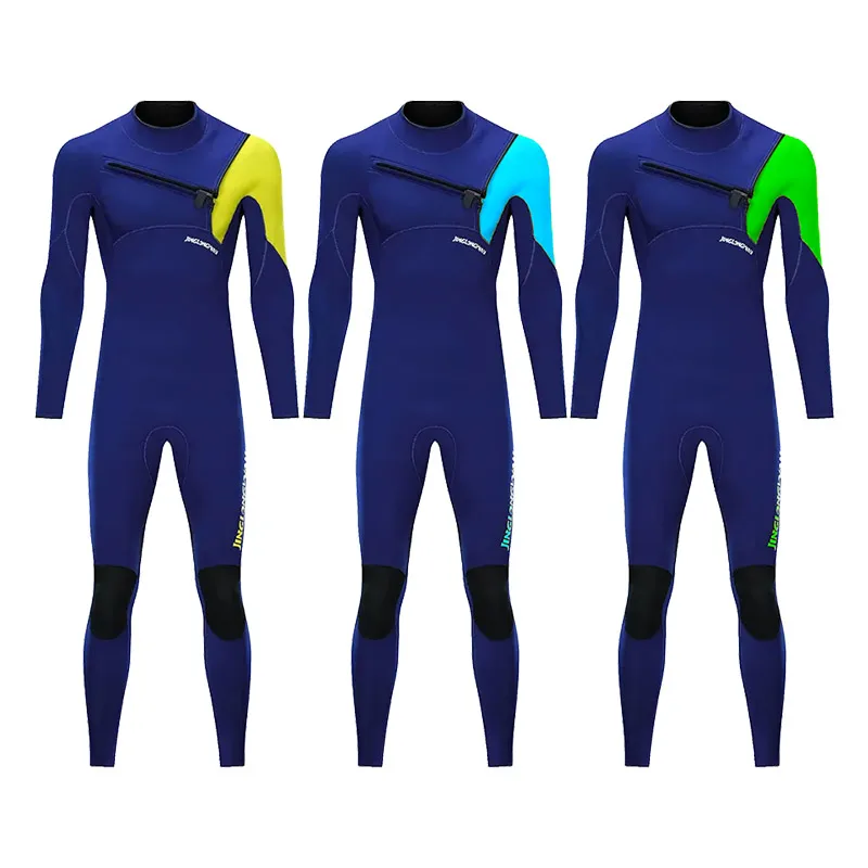 Wholesale Custom Logo Chest Zip 4/3 Wet Suits for Men Printed Yamamoto Neoprene Water Surfing Diving Wetsuit