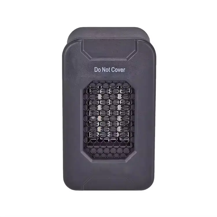 Portable 350W Mini PTC Overheat Protection Ceramic Desktop Manual Electric Fan Heater for Living Room