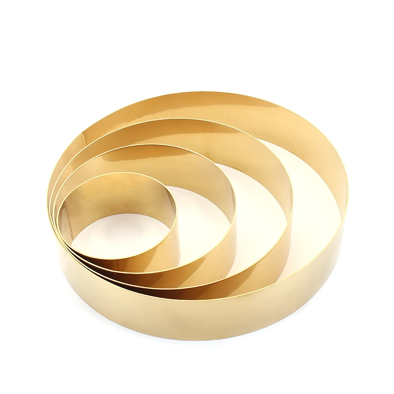 
Adjustable Stainless Steel mini Adjustable Round Cake Ring Mold Mousse Mold 6 CM to 10 CM Baking Cake Decor Mold Ring 