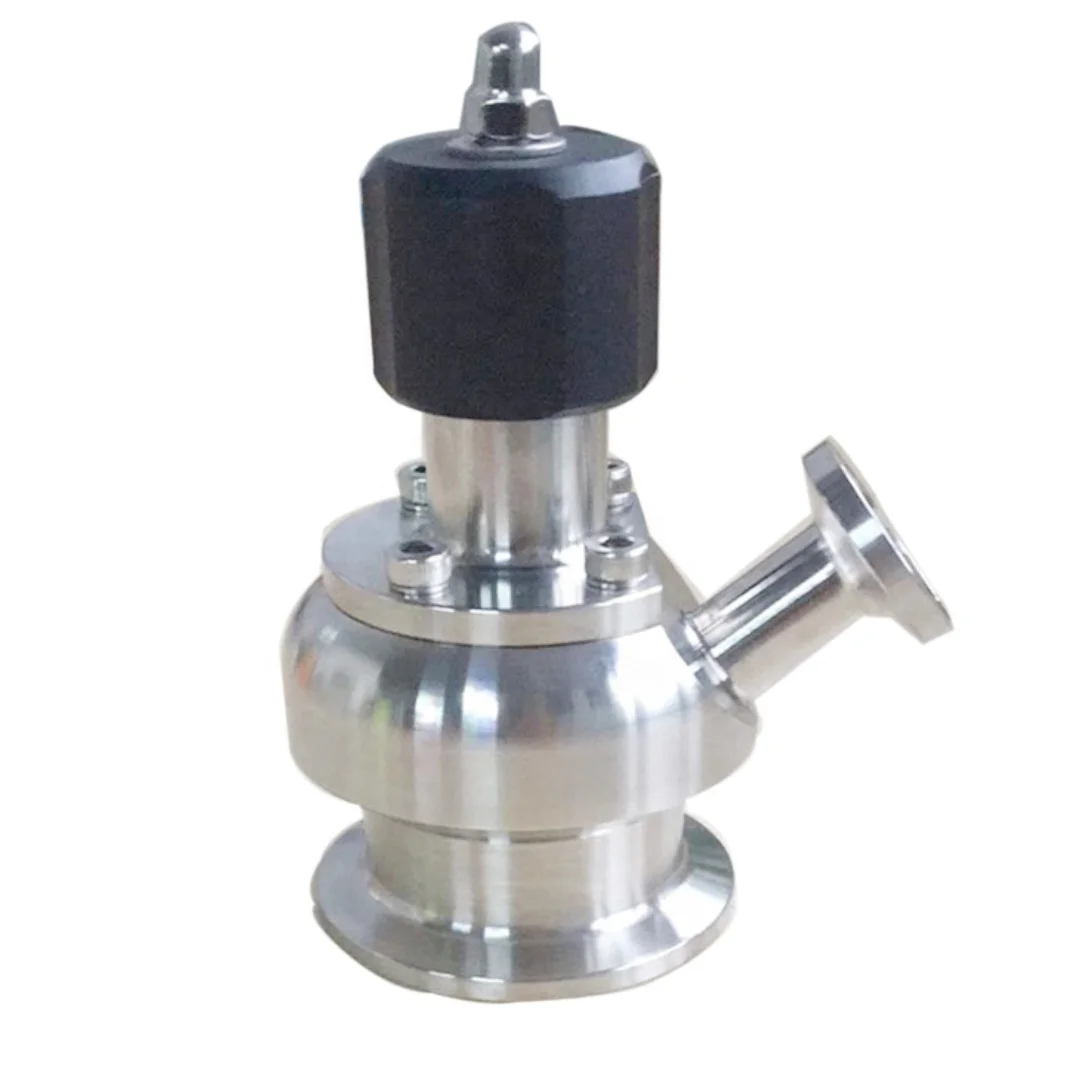 Sanitary aseptic sampling valve SS316L material ferrule connect handle control