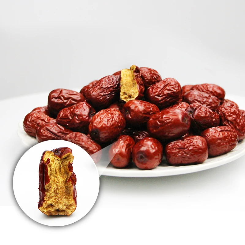 Новый Урожай натуральных сухих красных даток Jujube с приятным вкусом
