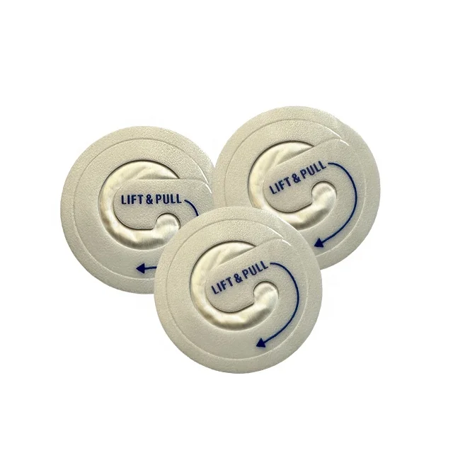 36mm 47mm Engine oil lube HDPE bottle use aluminum foil anti corrosion heat induction sealing liner with ring type easy peel tab