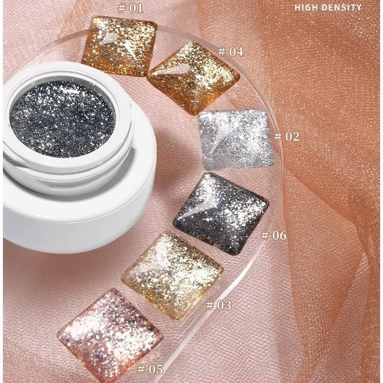 Гель-лак для ногтей с блестками