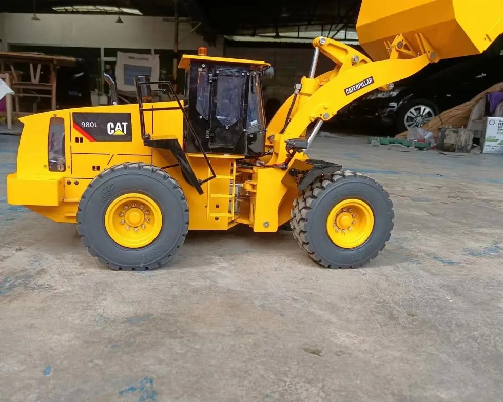 1:14 rc loader model-1/14 rc loader  metal remote control hydraulic loader model 980l