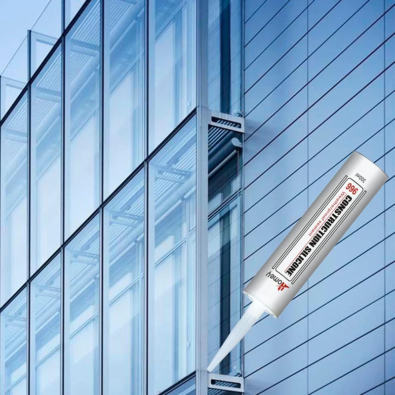 Homey Manufacturer White Color Odorless Strong Adhesive Wearther Sealant 20 years warranty Silicone Sealant