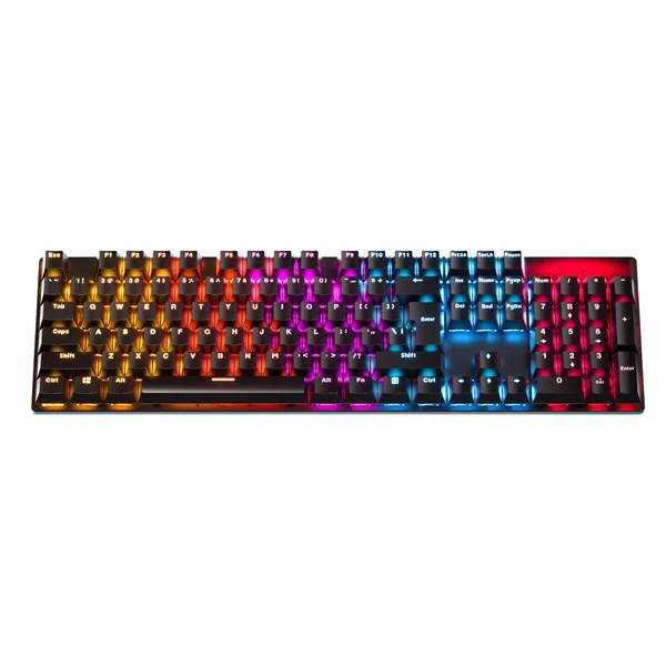 2022 Mini Ergonomics Gaming Keyboard 104 Keys Wireless Computer Gaming Keyboard For Gamer