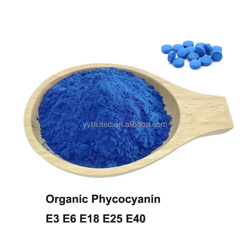 OEM/ODM E6 E18 E25 E40 healthcare supplements health and beauty Pure phycocyanin capsule