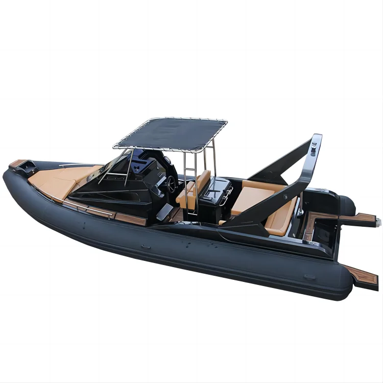 Hot sale China manufacture  32ft Semi Rigid Rhib 960 High Speed Patrol Rib Boat Inflatable Fiberglass Sport Yacht