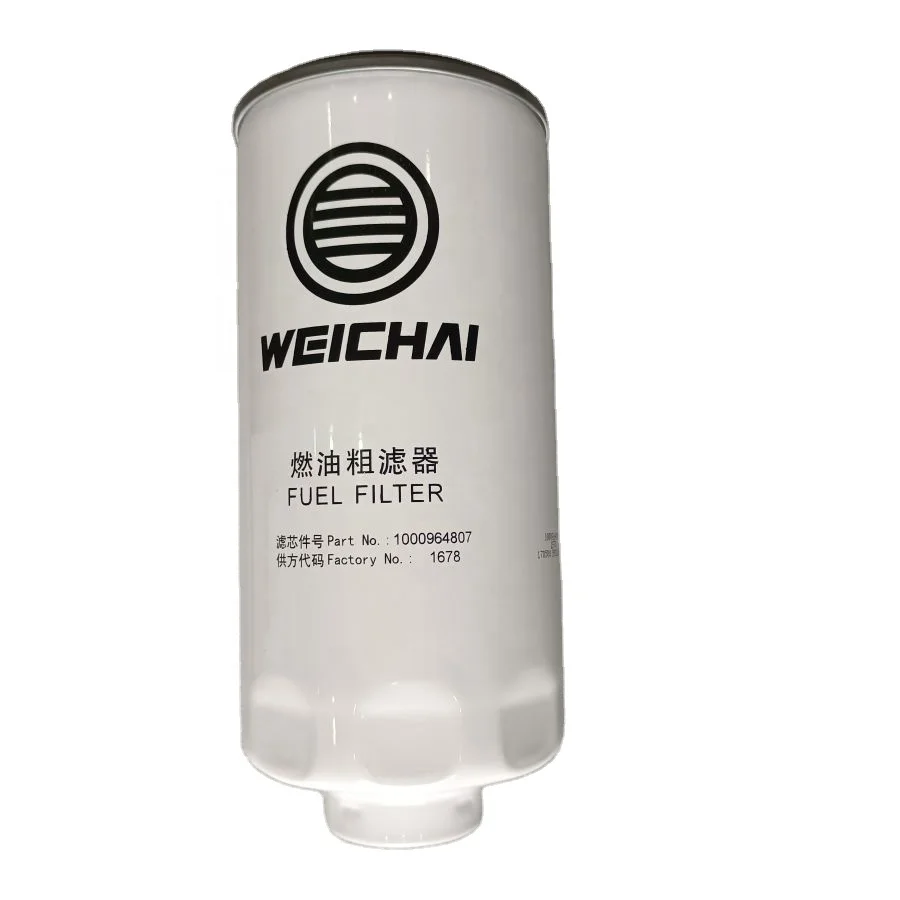 GENUINE ENGINE PARTS FUEL FILTER 1000964807 860501378 FOR GR215/GR215A MOTOR GRADER PARTS