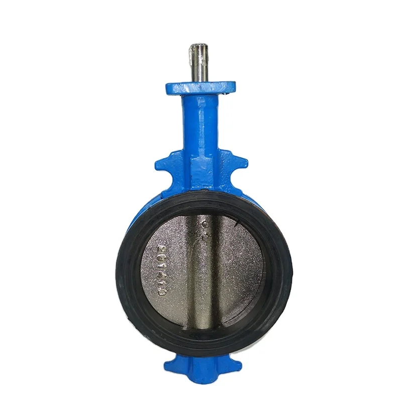 Hot sale pneumatic actuator driving type wafer cast iron butterfly valve
