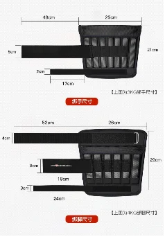 Walking Legs Strength Training Shock Guard Gym Equipment  Sport Gym Exercise Training Adjustable Ankle Weight Wrist