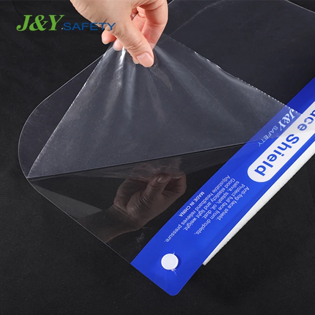 Wholesale Faceshield Transparent Disposable Face Sheilds Plastic Medical Protective Face Shield For Sale