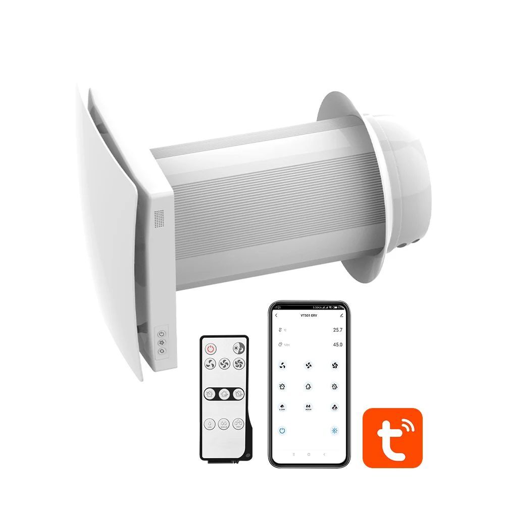 KCVENTS VT501 110V-220V air rekuperator ventilation system Heat Recovery Unit