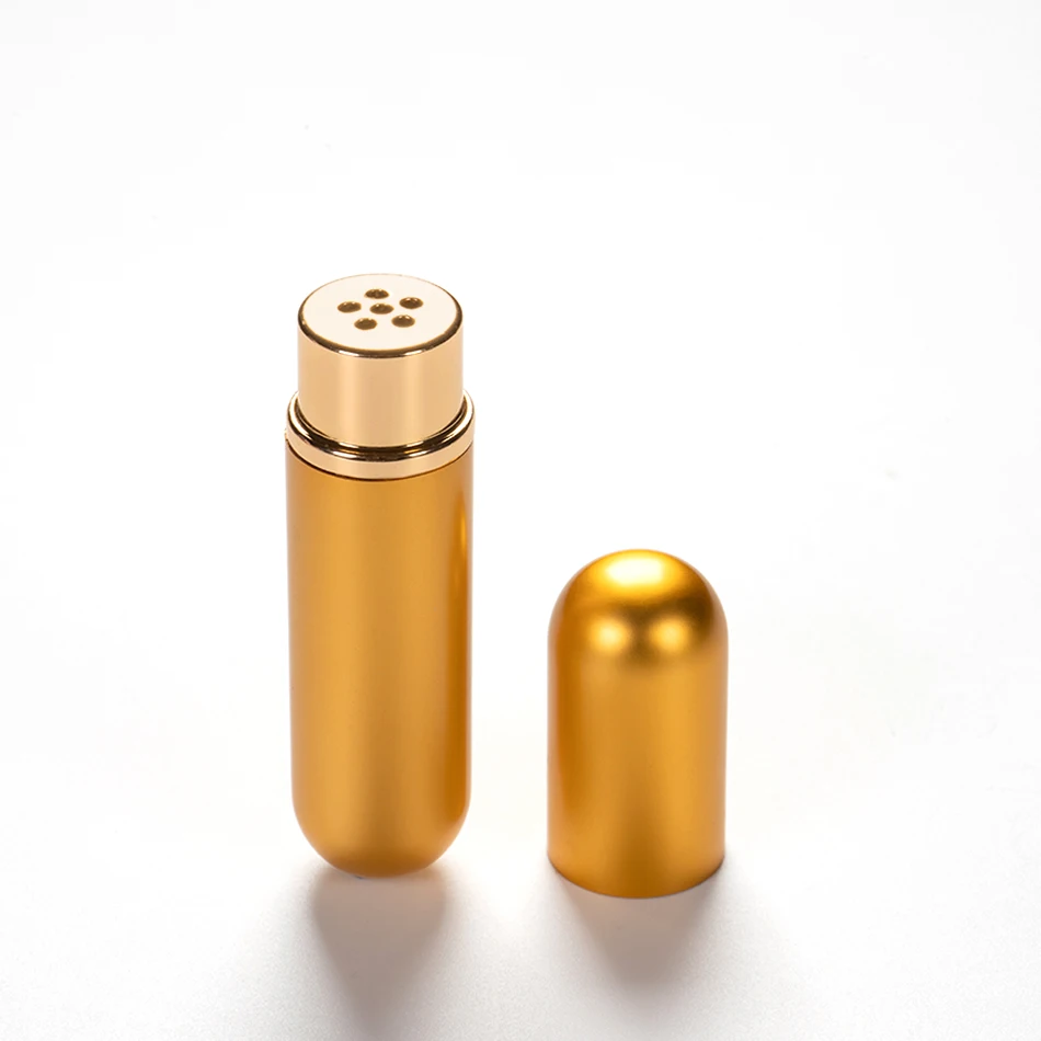 Essential Oil Metal Aromatherapy Inhaler Blank Nasal Inhaler Tube Bottles Refill Metal Aluminum Inhaler