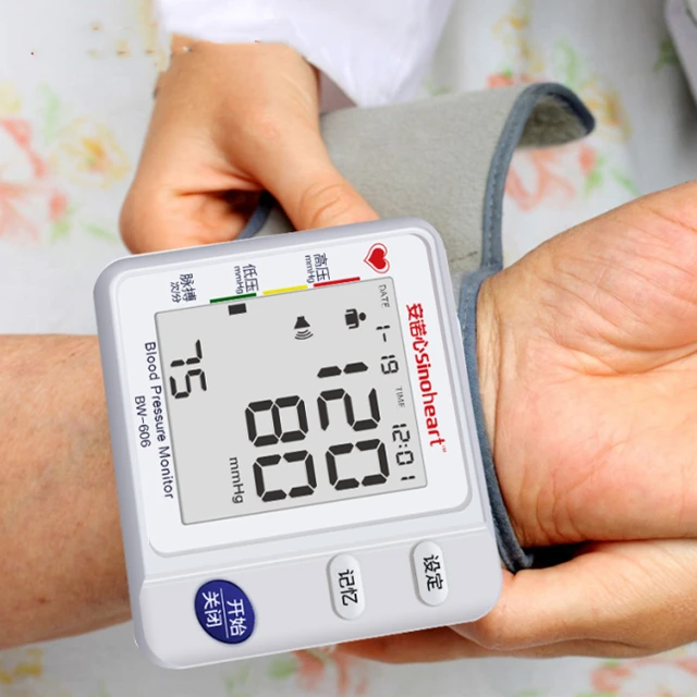 Sinocare Automatic Digital Wrist Blood Pressure Monitor Automatic Wrist Blood Pressure Monitor Blood Pressure Monitor Wrist