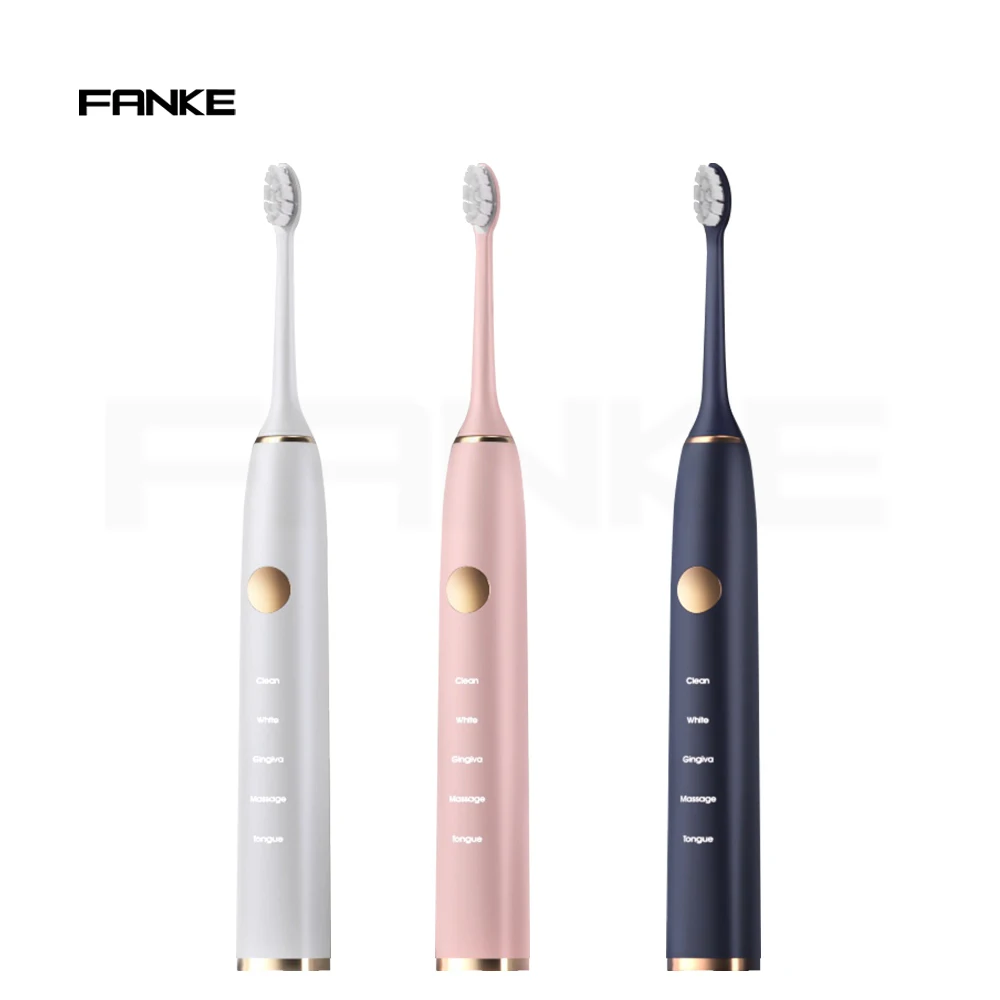 Factory wholesale 5 modes sonic toothbrush fast vibration rechargeable IPX7 sonic electric toothbrush