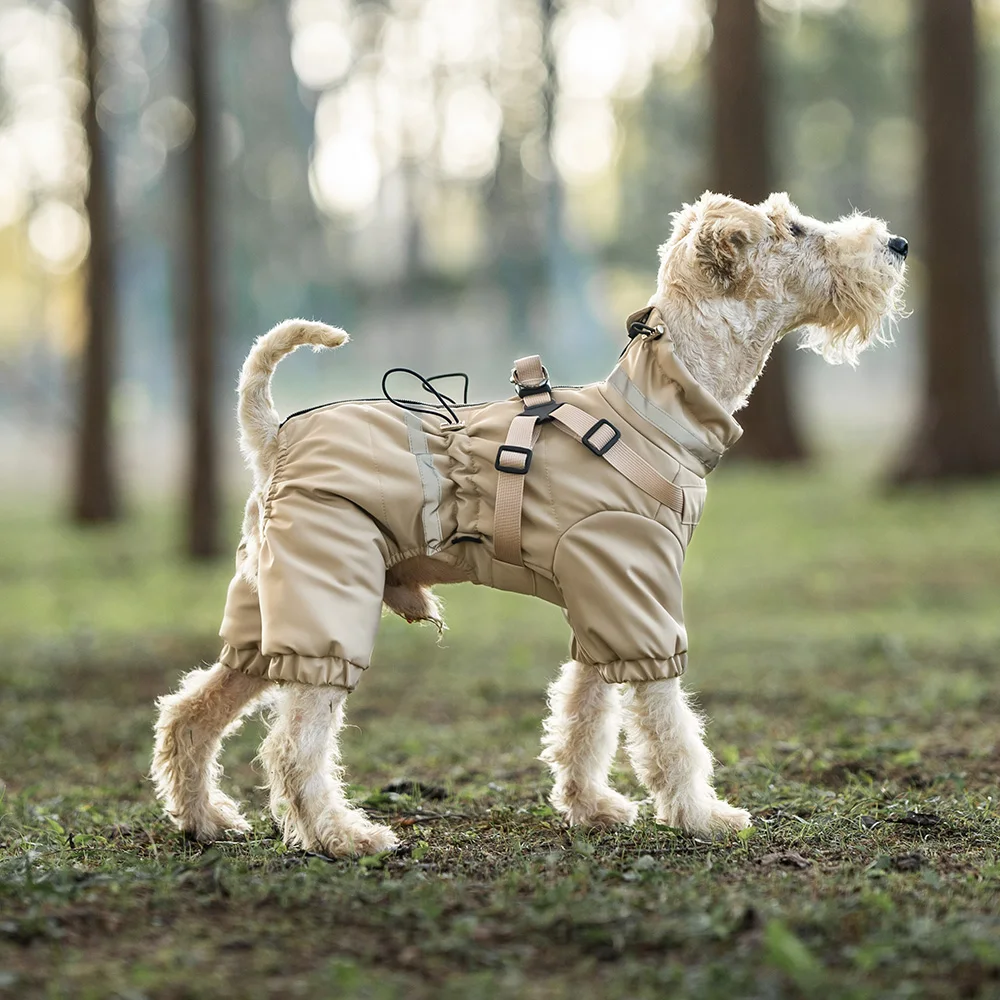 Cat Coat Whippet Pet Clothes Waterproof Warm Jumpsuit Four Leg Jacket Accessories Outfit Luxury Dog Clothes