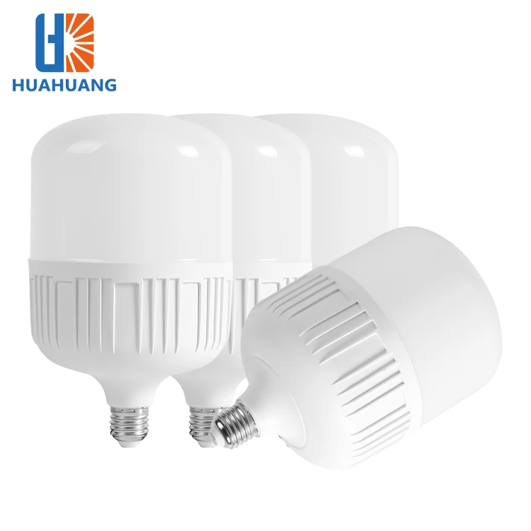 Huahuang Energy Saving LED Lamp T Shape Mall Warehouse 5 10 15 20 30 40 50 60 W B22 E27 Light Bulb