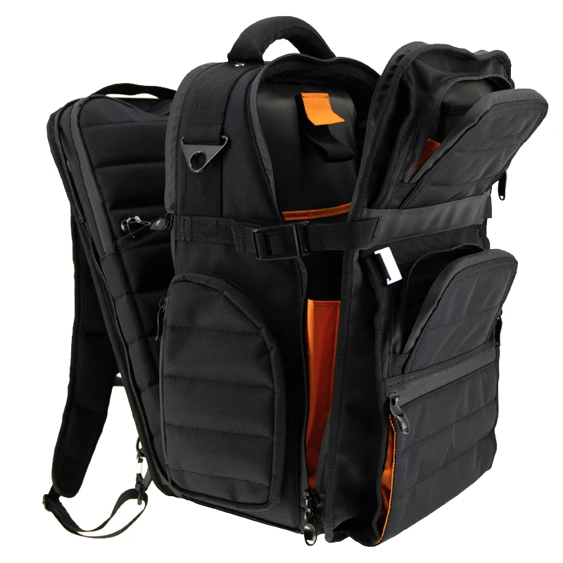 detachable anti theft travel music gear backpack dj rucksack 1680D polyester laptop bag for men