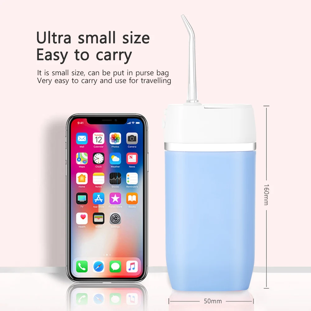 Portable Pocket Carry Dental Supplies Chinese Mini Rechargeable Gum Massage water flosser oral irrigator