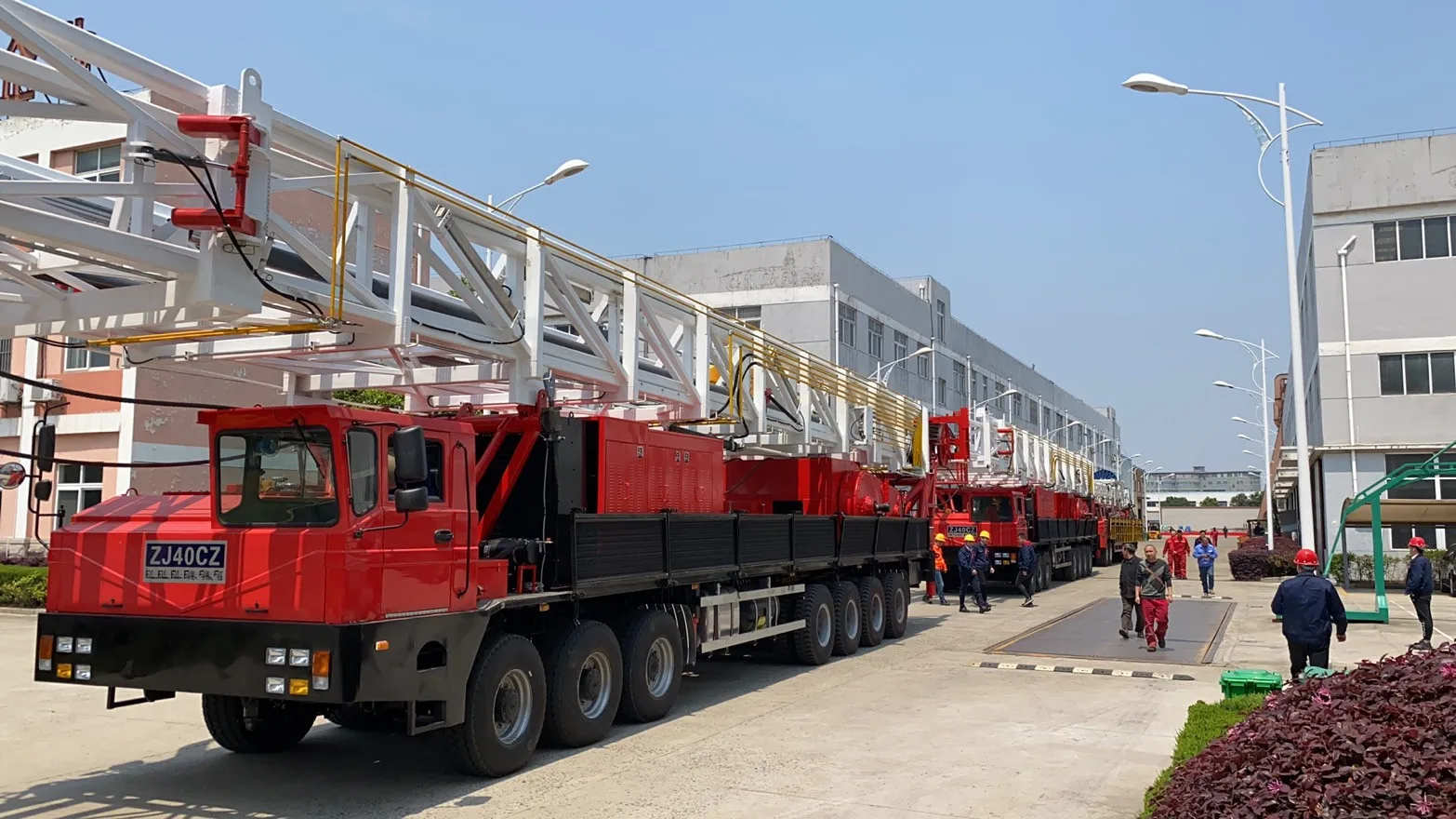 ZJ40 4000m Work Over Truck-mounted Crude Oilfield Drilling Equipment Oil Well Drilling Rig