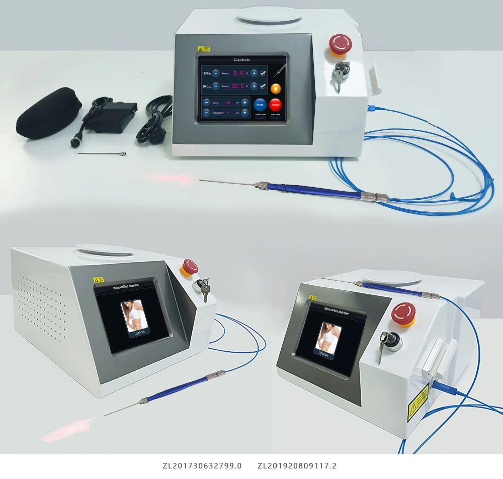 2023 Hot Sales Professional Vaser Liposuction Machine Lipo Laser 1470Nm Internal Spoke 980 Machine