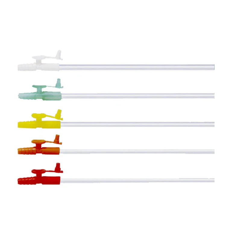 
Wholesale medical grade PVC disposable control suction catheter 