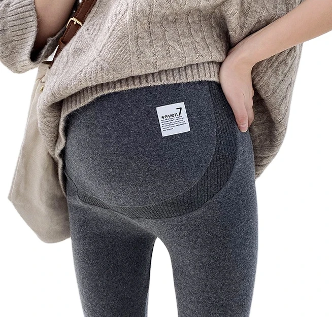 Роскошные 1018PP связывающие ноги брюки большого размера для беременных