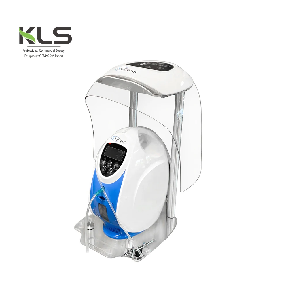 Korea 7 Colors LED O2toderm Oxygen LED Dome  Facial Skin Care Oxygen O2 To Derm Facial Machine