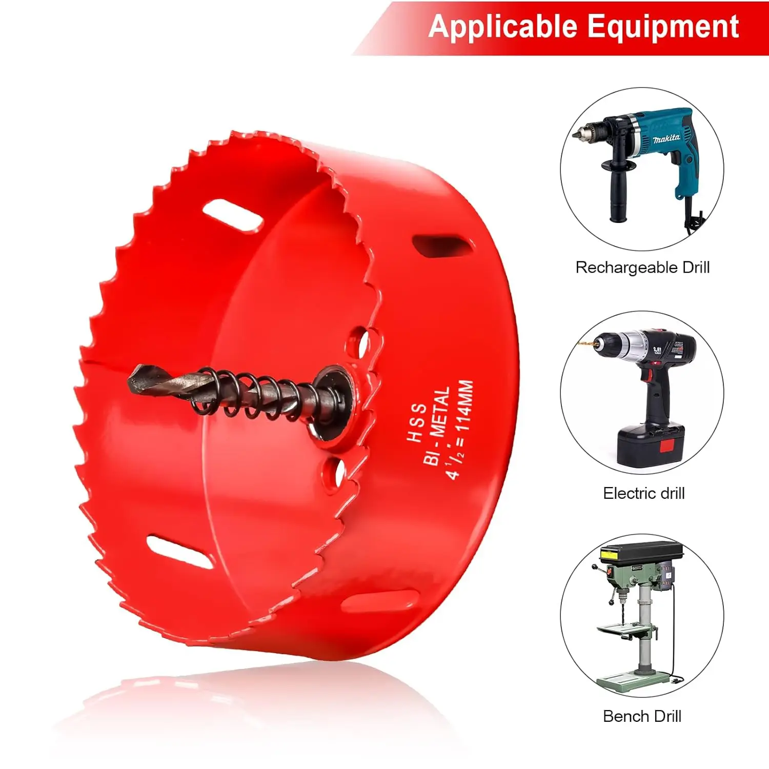 Bi Metal Hole Saw HSS Teeth Removeable Shank Bi Metal Hole Saw For Metal Wood PVC