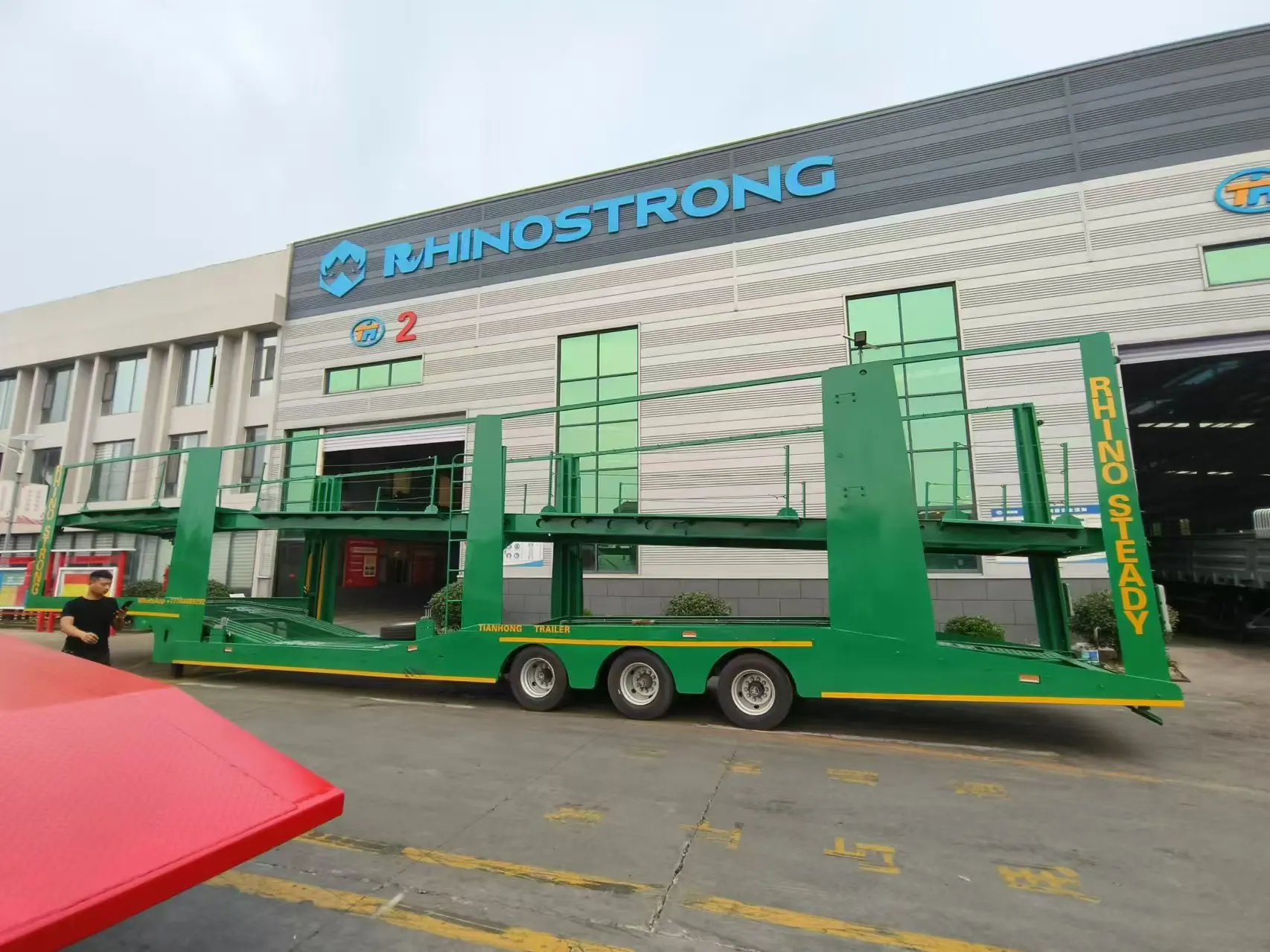 Brand New Factory Direct Sales Low Price Air Suspension 2-Axle 3-Axle 6-Bit 8-Bit car Transport Semi-Trailer Car Carrier ForSale