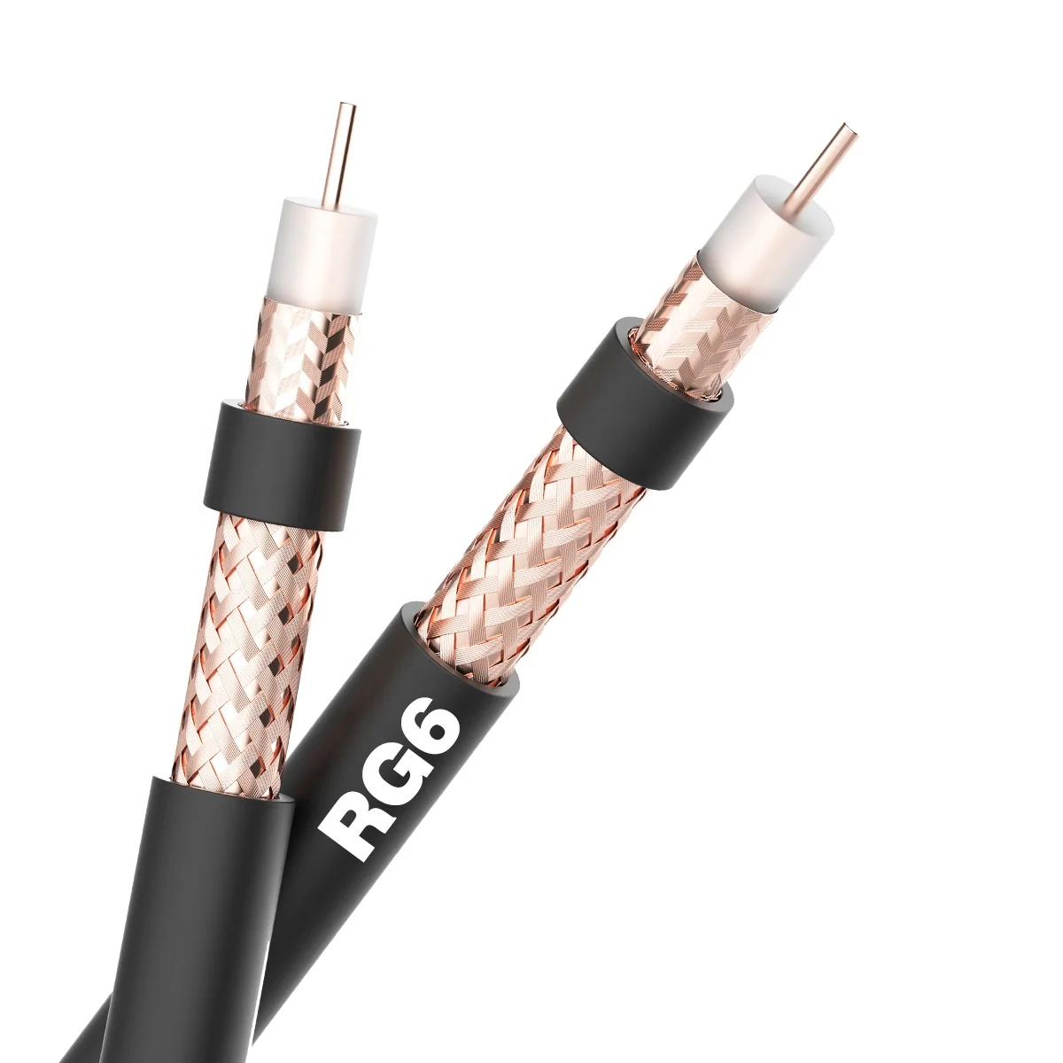 100% High Quality Online China shop astel al cu braided rg6 coaxial cable for antenna