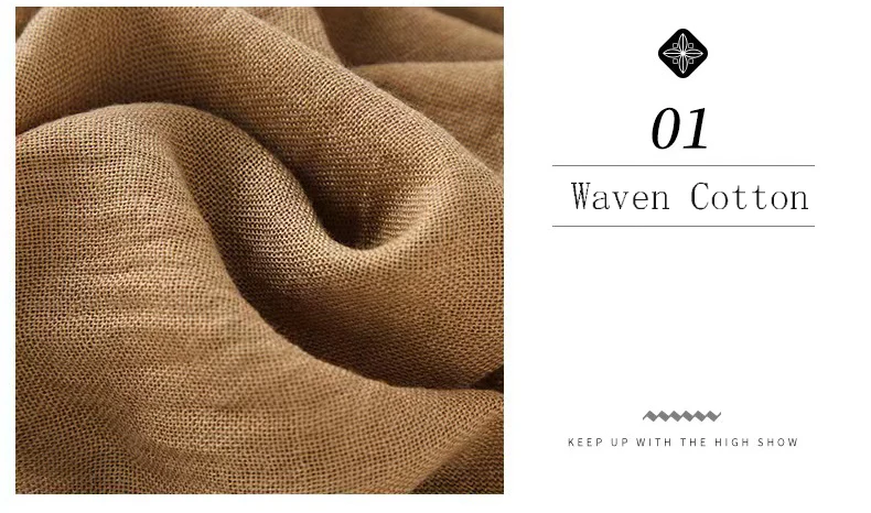 Breathable plain light weight rayon modal twill cotton woven modal hijab