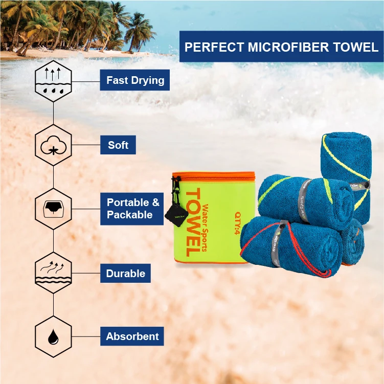 China manufacturer Microfiber terry bath towel