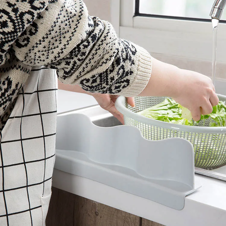 Kitchen Silicone Faucet Catcher Countertop Protector Faucet Absorbent Mat Sink Splash Guard For Bathroom