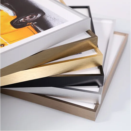 Wholesale bulk picture frames Metal Aluminum Art Picture Frame Moulding metal picture aluminium wedding album keepsake