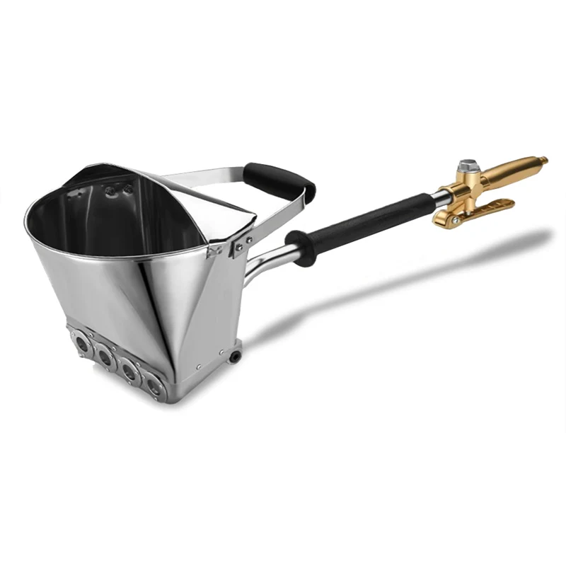 
Wall ceiling pneumatic concrete stucco plaster air pump 4 jet wall painting sping machine cement mortar spray gun hopper 