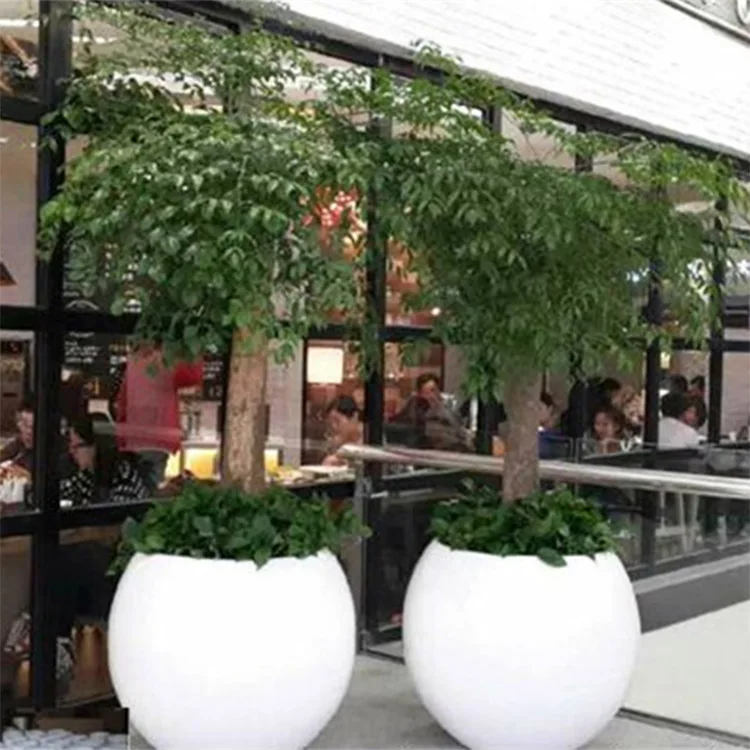 Luxury Custom Decoration Fiberglass Large Modern Floor Vases For Home Decor