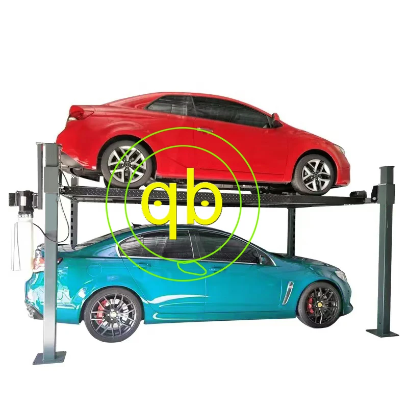 Heavy duty car parking lift tube column parking equipment car repair lift manual lock release car parking equipment