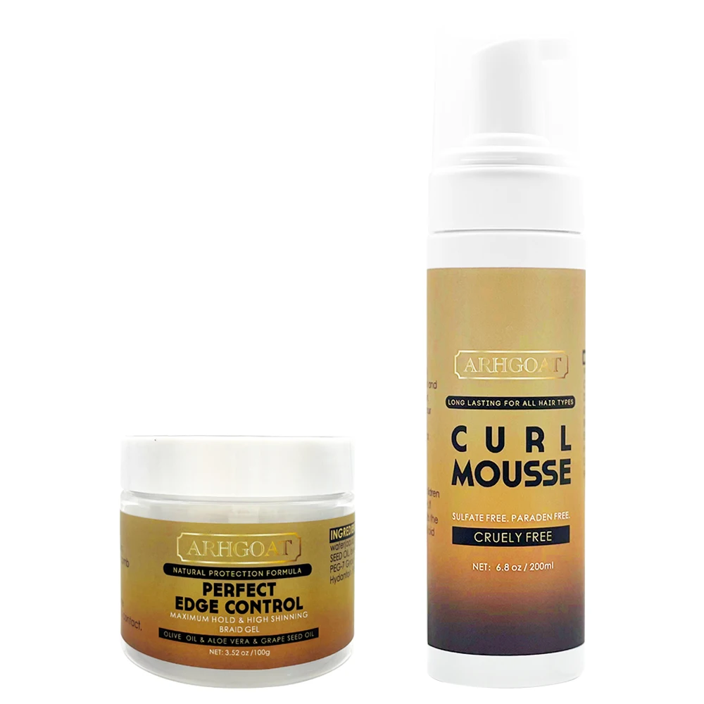 Hair Mousse Private Label  Mousse  Curly Hair Styling Organic  Hair Foam Mousse