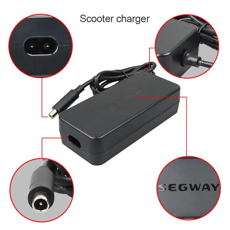 Electric Scooter Accessories European British American Standard Original Charger For Ninebot ES1 ES2 ES3 ES4