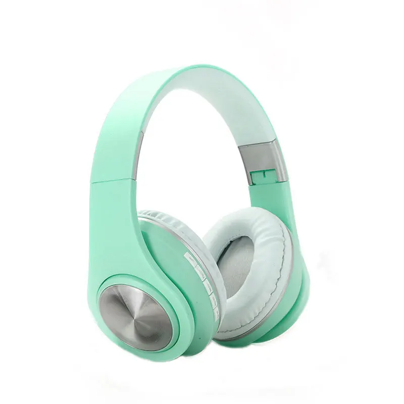 Memory card dj wireless gaming headphone custom yellow overhead pc headphones